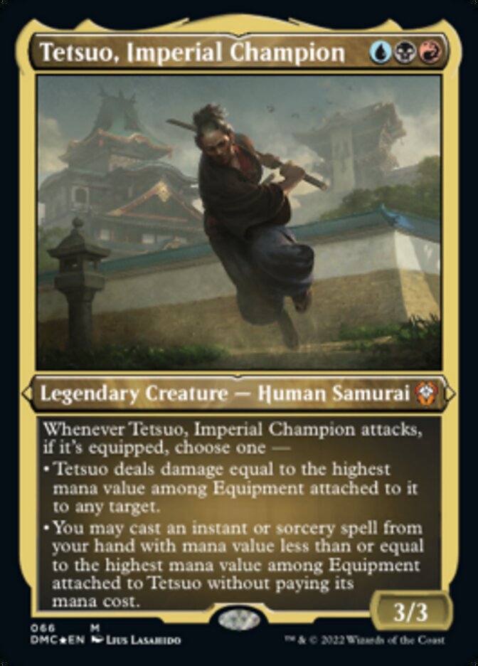 Tetsuo, Imperial Champion (Foil Etched) [Dominaria United Commander] | Good Games Cannington