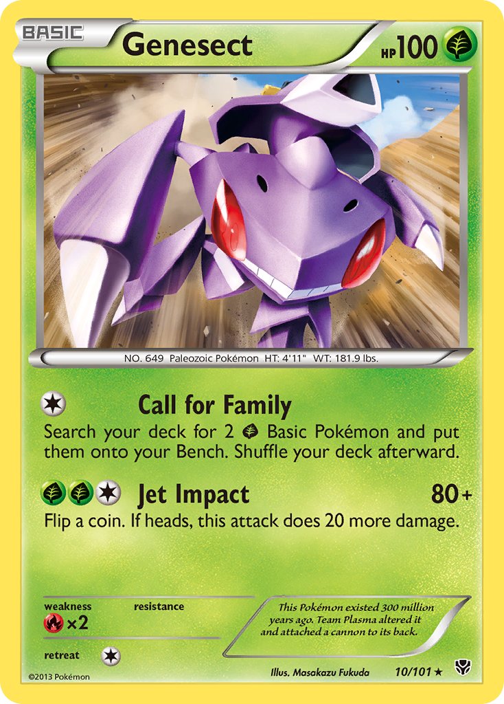 Genesect (10/101) (Theme Deck Exclusive) [Black & White: Plasma Blast] | Good Games Cannington