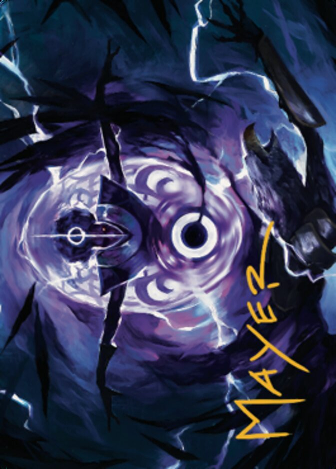 Rona's Vortex Art Card (Gold-Stamped Signature) [Dominaria United Art Series] | Good Games Cannington