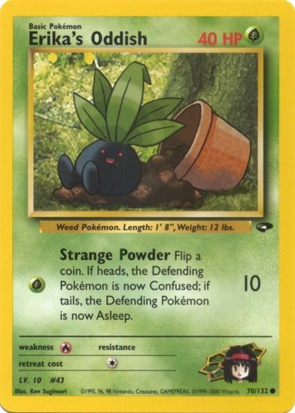 Erika's Oddish (70/132) [Gym Challenge Unlimited] | Good Games Cannington