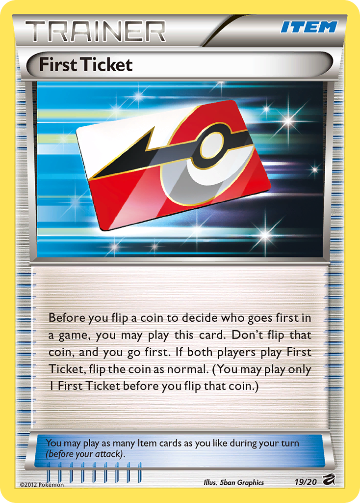 First Ticket (19/20) [Black & White: Dragon Vault] | Good Games Cannington
