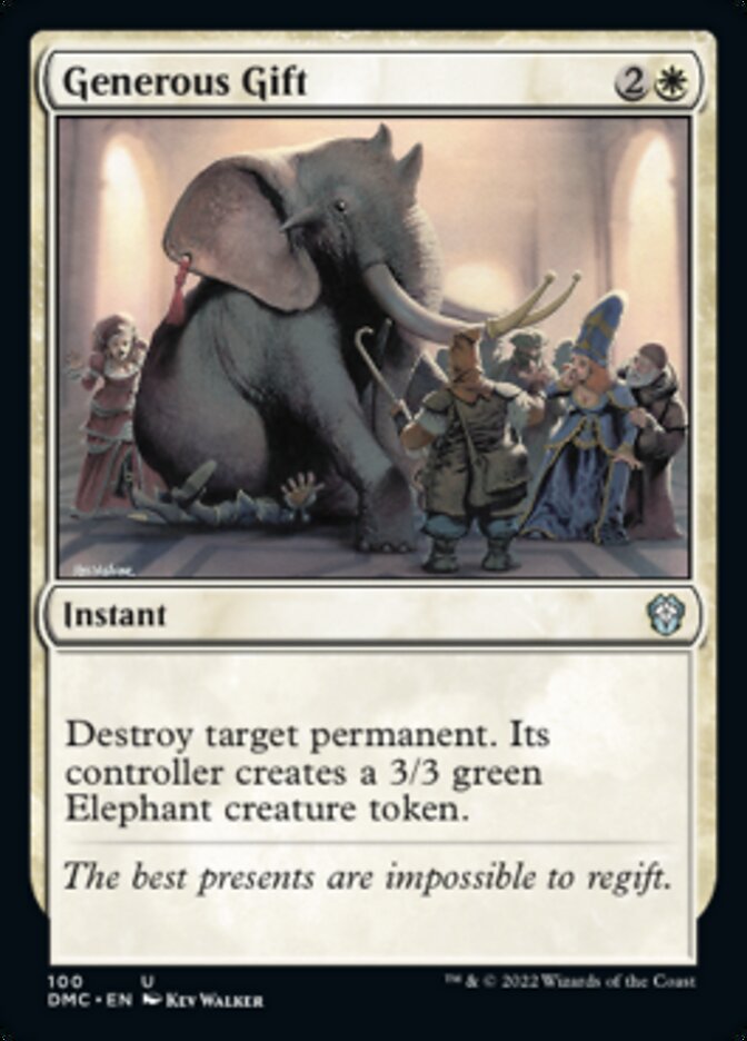 Generous Gift [Dominaria United Commander] | Good Games Cannington