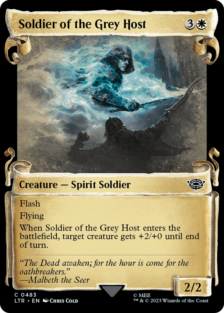 Soldier of the Grey Host [The Lord of the Rings: Tales of Middle-Earth Showcase Scrolls] | Good Games Cannington