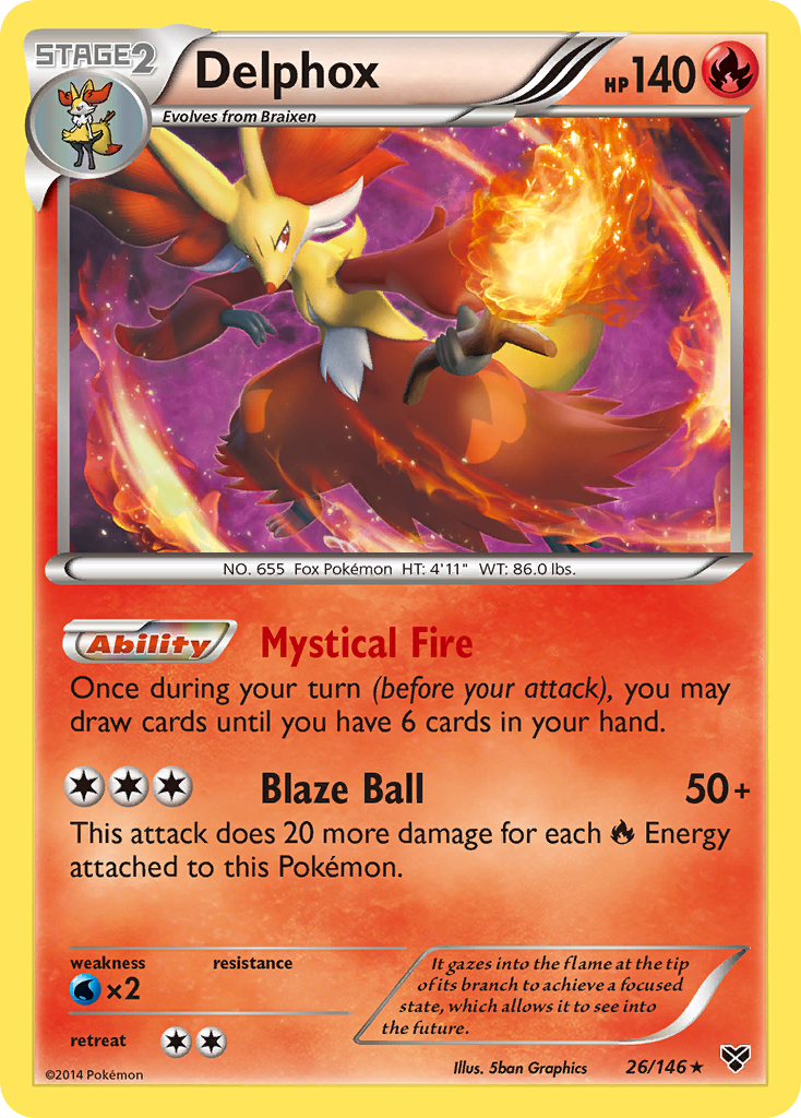 Delphox (26/146) [XY: Base Set] | Good Games Cannington