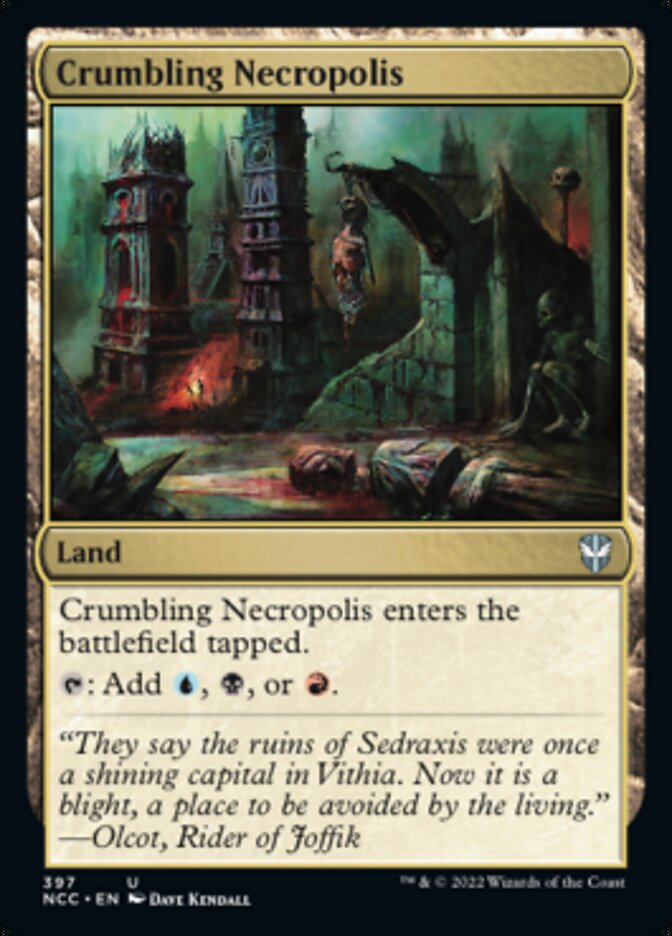 Crumbling Necropolis [Streets of New Capenna Commander] | Good Games Cannington