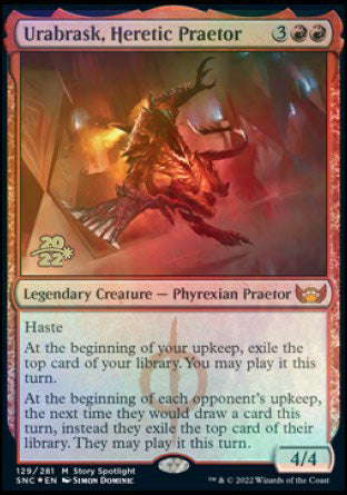 Urabrask, Heretic Praetor [Streets of New Capenna Prerelease Promos] | Good Games Cannington