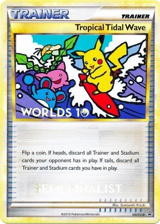 Tropical Tidal Wave (HGSS18) (Semi Finalist) [HeartGold & SoulSilver: Black Star Promos] | Good Games Cannington