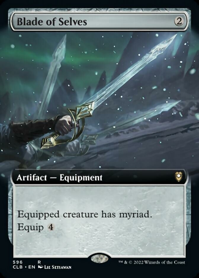 Blade of Selves (Extended Art) [Commander Legends: Battle for Baldur's Gate] | Good Games Cannington