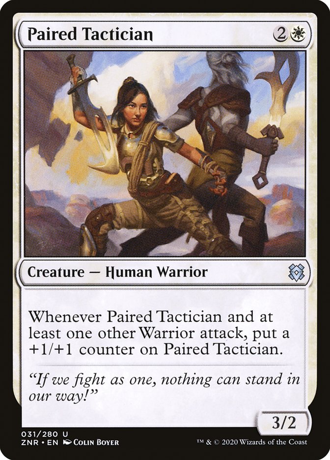 Paired Tactician [Zendikar Rising] | Good Games Cannington