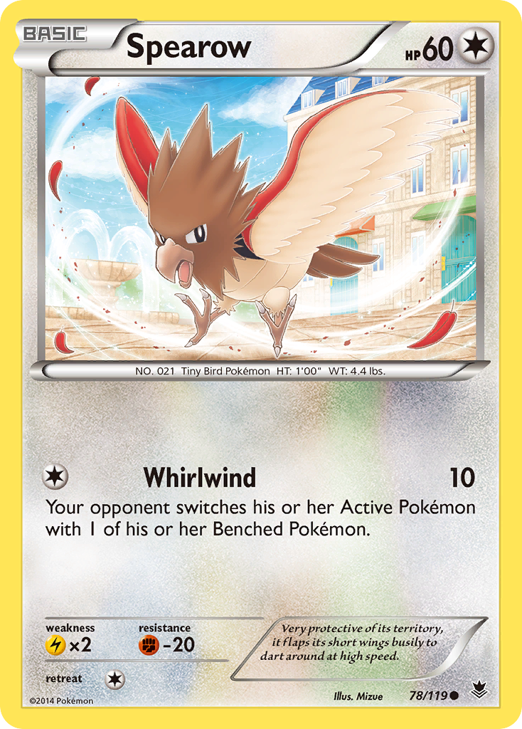 Spearow (78/119) [XY: Phantom Forces] | Good Games Cannington