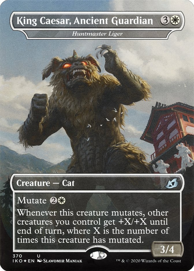 Huntmaster Liger - King Caesar, Ancient Guardian (Godzilla Series) [Ikoria: Lair of Behemoths] | Good Games Cannington