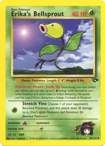 Erika's Bellsprout (38/132) [Gym Challenge Unlimited] | Good Games Cannington