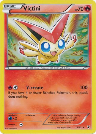 Victini (15/101) (Jumbo Card) [Black & White: Noble Victories] | Good Games Cannington