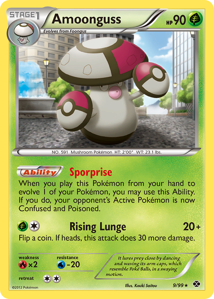 Amoonguss (9/99) [Black & White: Next Destinies] | Good Games Cannington