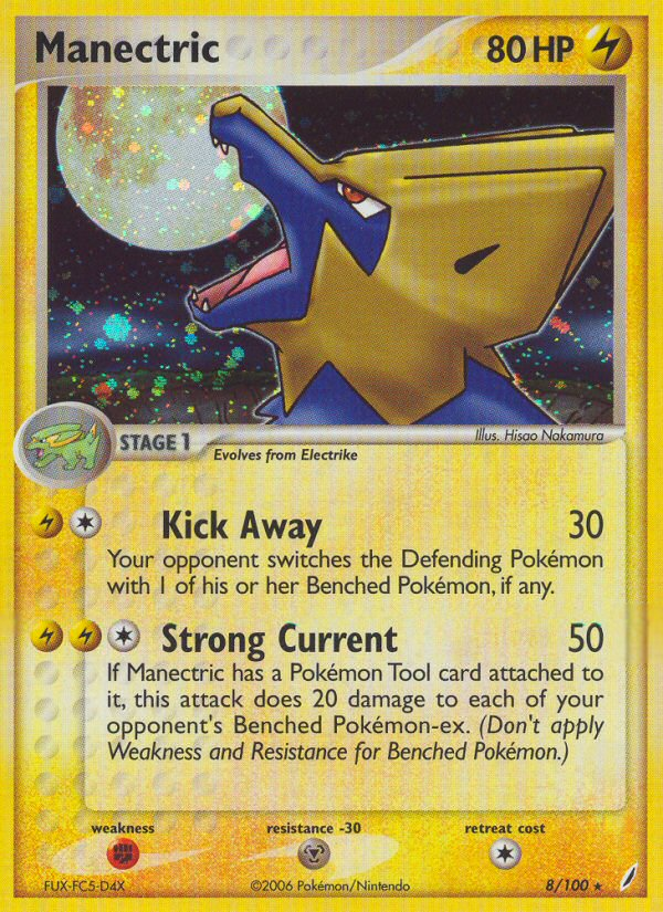Manectric (8/100) [EX: Crystal Guardians] | Good Games Cannington