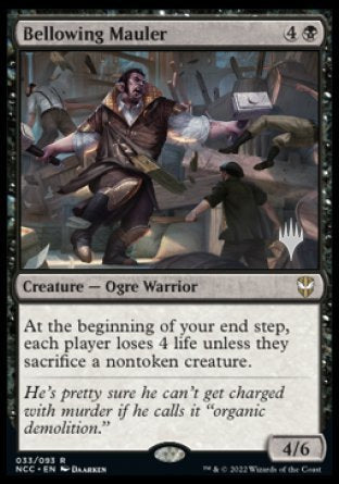 Bellowing Mauler (Promo Pack) [Streets of New Capenna Commander Promos] | Good Games Cannington