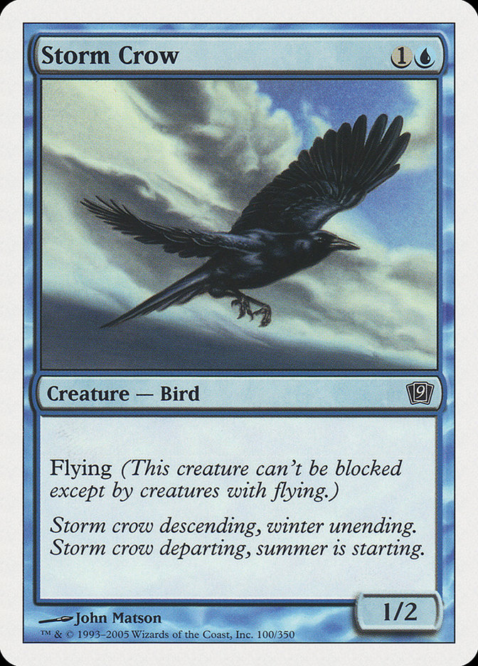 Storm Crow [Ninth Edition] | Good Games Cannington