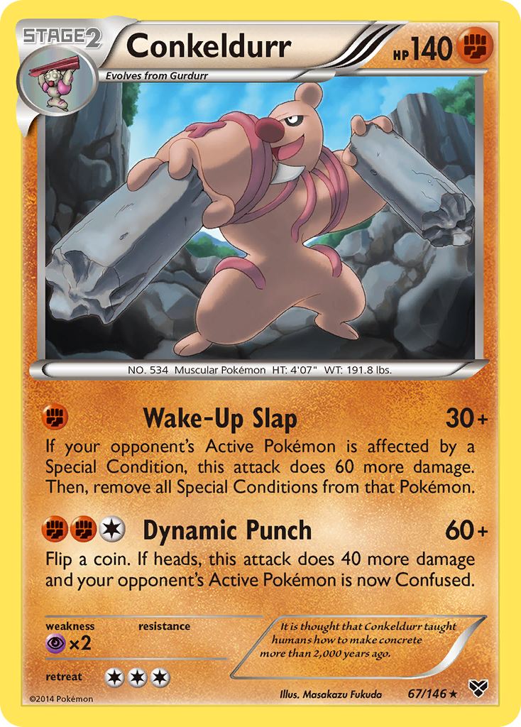 Conkeldurr (67/146) [XY: Base Set] | Good Games Cannington