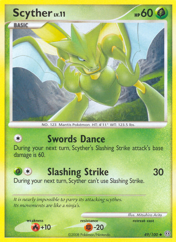 Scyther (49/100) [Diamond & Pearl: Stormfront] | Good Games Cannington