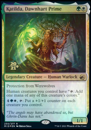Katilda, Dawnhart Prime [Innistrad: Midnight Hunt Prerelease Promos] | Good Games Cannington