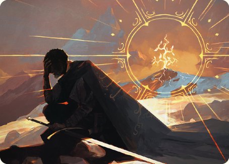 Aragorn, the Uniter Art Card [The Lord of the Rings: Tales of Middle-earth Art Series] | Good Games Cannington