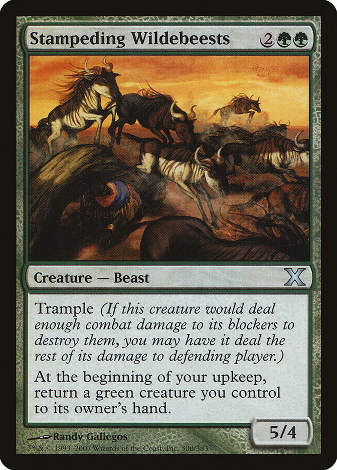 Stampeding Wildebeests [Tenth Edition] | Good Games Cannington