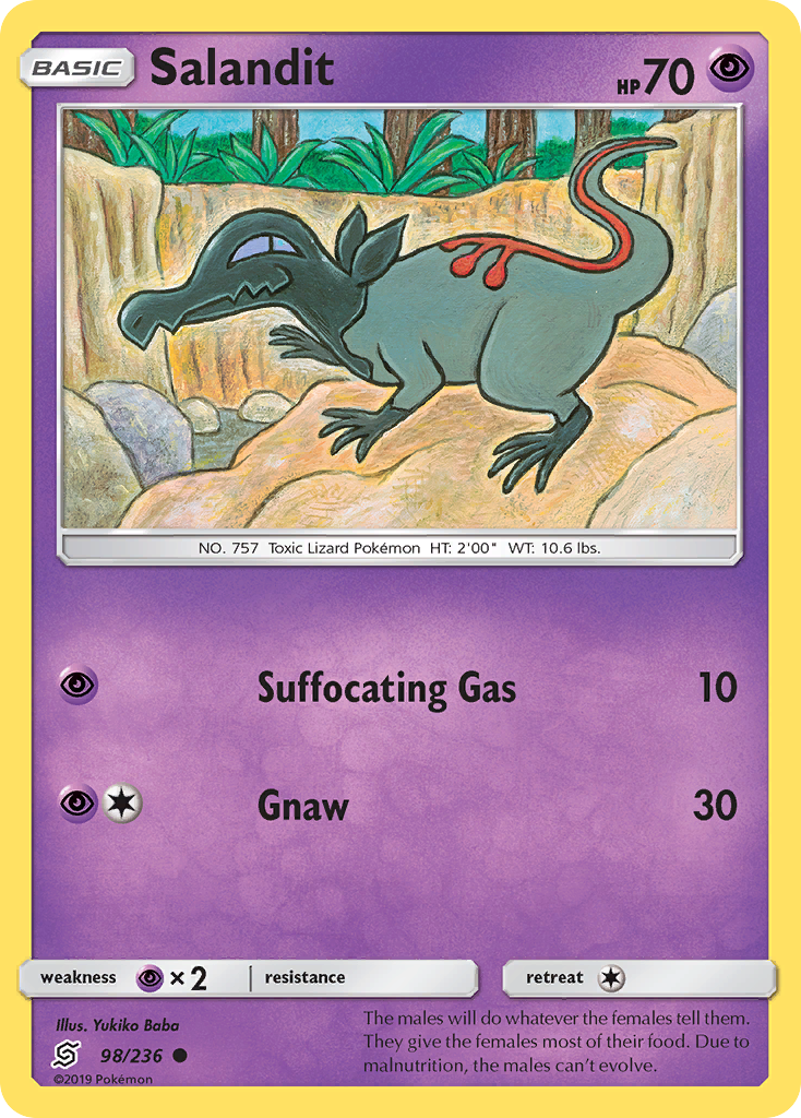 Salandit (98/236) [Sun & Moon: Unified Minds] | Good Games Cannington