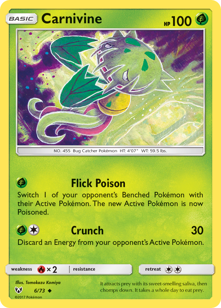 Carnivine (6/73) [Sun & Moon: Shining Legends] | Good Games Cannington