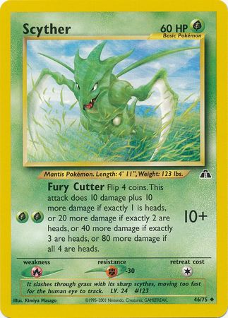 Scyther (46/75) [Neo Discovery Unlimited] | Good Games Cannington
