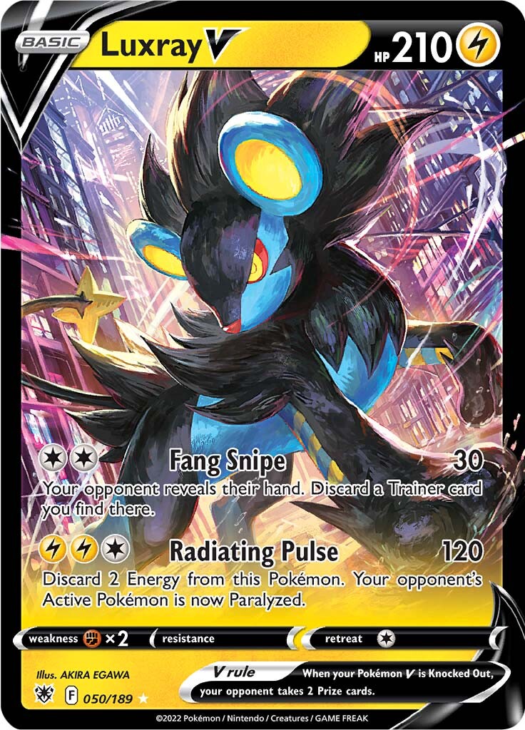 Luxray V (050/189) [Sword & Shield: Astral Radiance] | Good Games Cannington