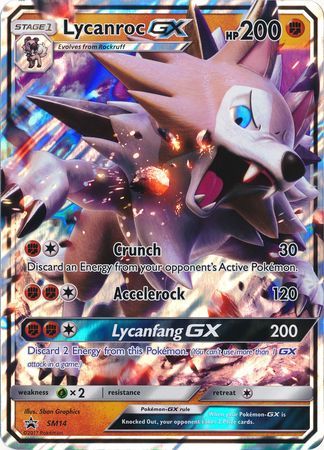 Lycanroc GX (SM14) (Jumbo Card) [Sun & Moon: Black Star Promos] | Good Games Cannington