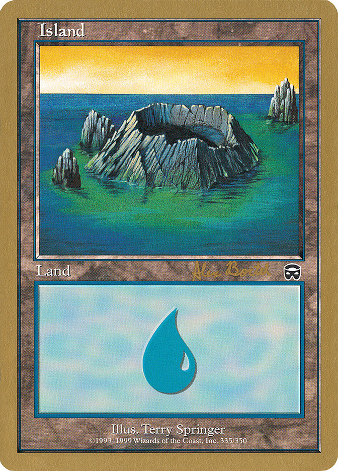 Island (ab335) (Alex Borteh) [World Championship Decks 2001] | Good Games Cannington