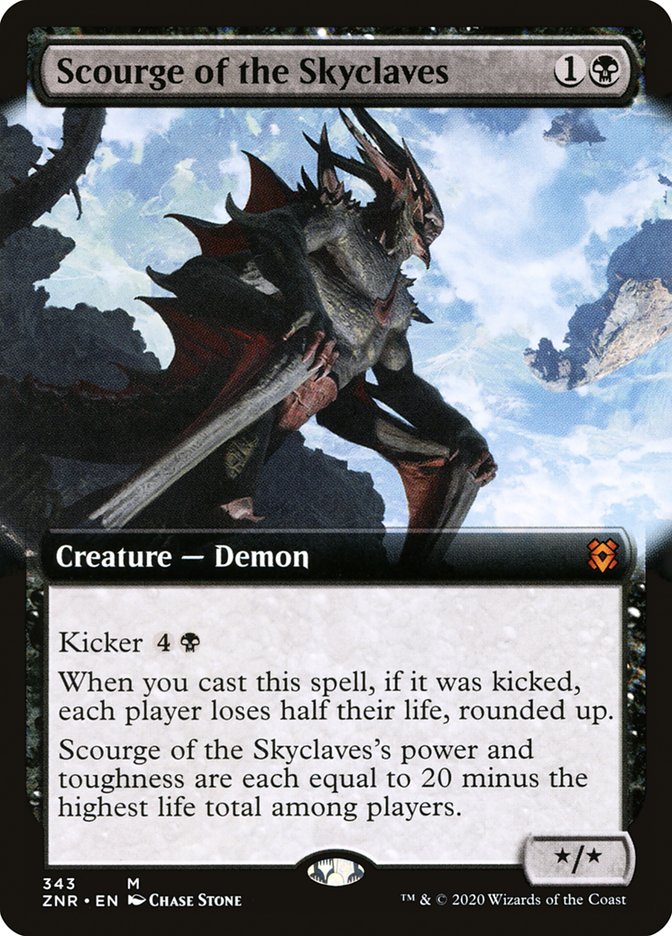 Scourge of the Skyclaves (Extended Art) [Zendikar Rising] | Good Games Cannington