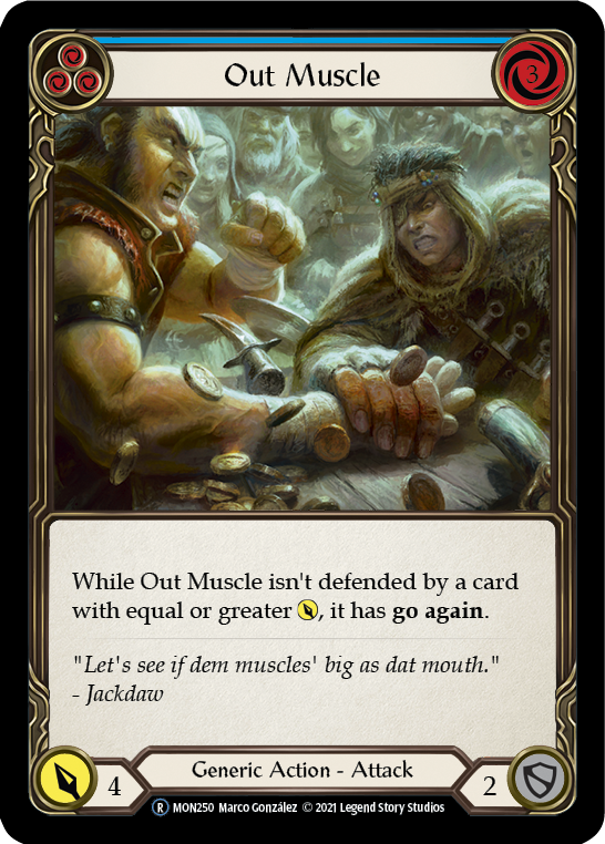 Out Muscle (Blue) [U-MON250] Unlimited Normal | Good Games Cannington