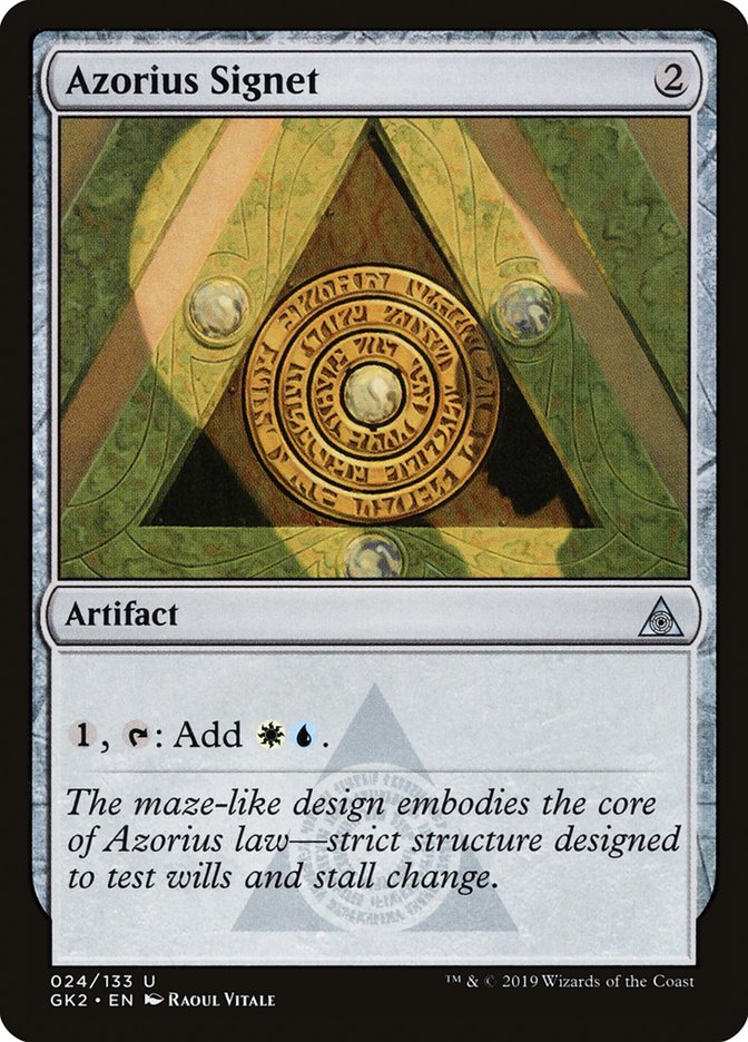 Azorius Signet [Ravnica Allegiance Guild Kit] | Good Games Cannington