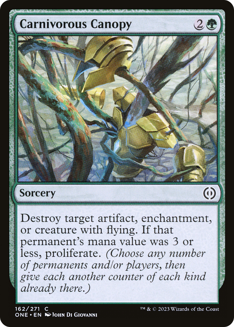 Carnivorous Canopy [Phyrexia: All Will Be One] | Good Games Cannington