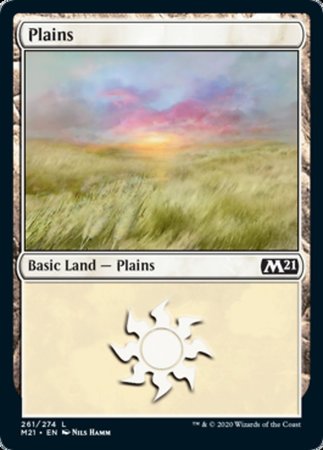 Plains (261) [Core Set 2021] | Good Games Cannington