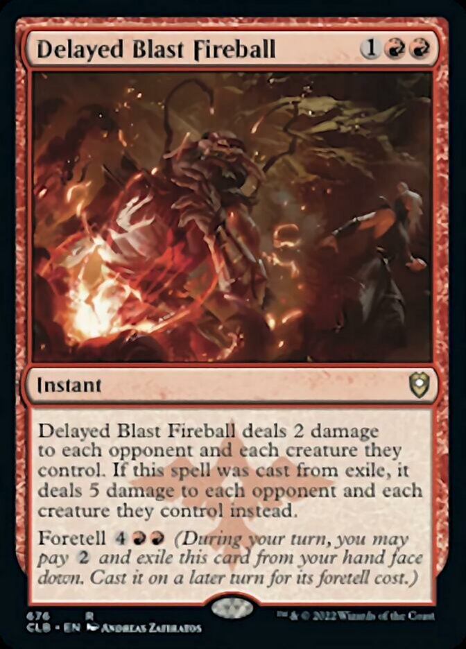 Delayed Blast Fireball [Commander Legends: Battle for Baldur's Gate] | Good Games Cannington