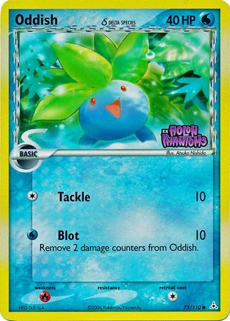 Oddish (73/110) (Delta Species) (Stamped) [EX: Holon Phantoms] | Good Games Cannington
