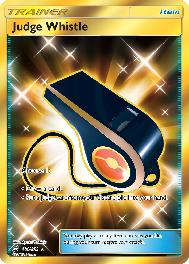 Judge Whistle (194/181) [Sun & Moon: Team Up] | Good Games Cannington