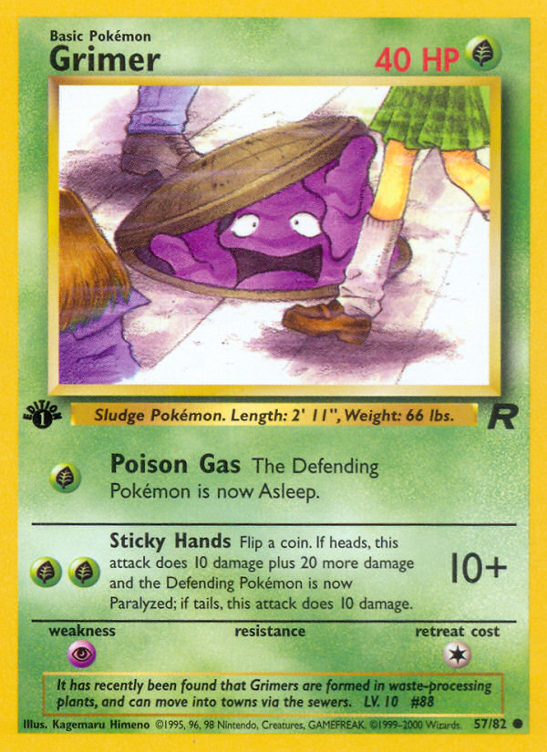 Grimer (57/82) [Team Rocket 1st Edition] | Good Games Cannington