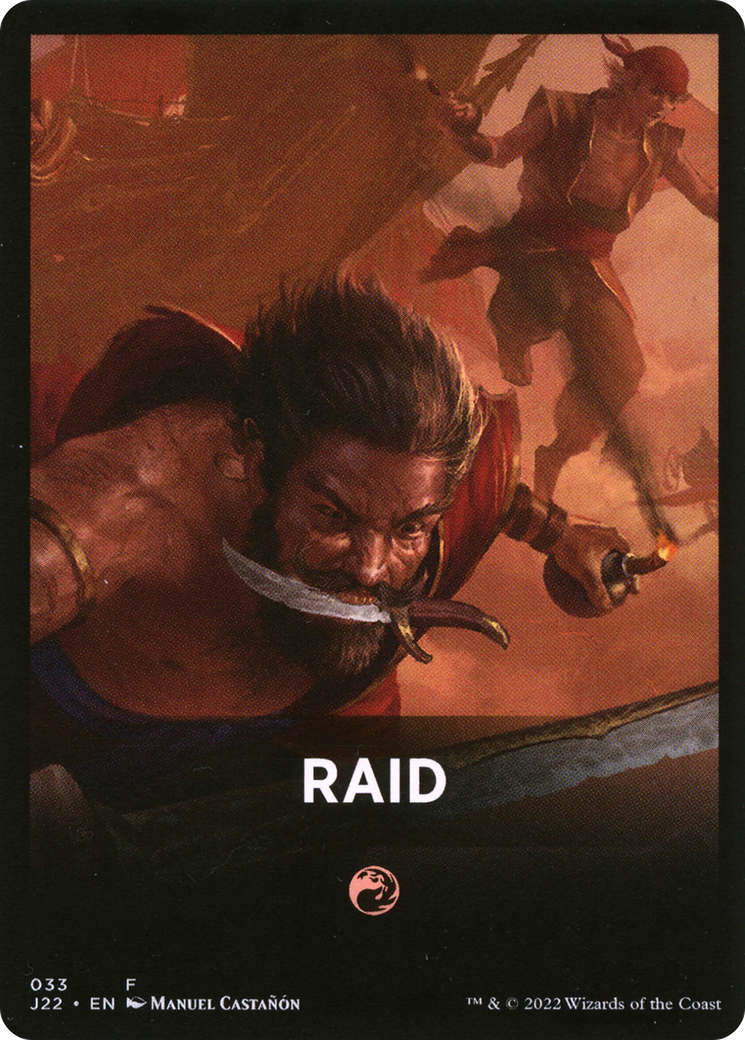 Raid Theme Card [Jumpstart 2022 Front Cards] | Good Games Cannington