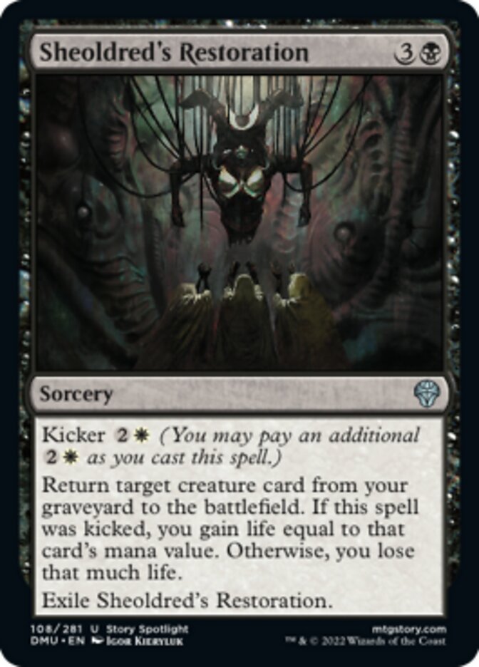 Sheoldred's Restoration [Dominaria United] | Good Games Cannington
