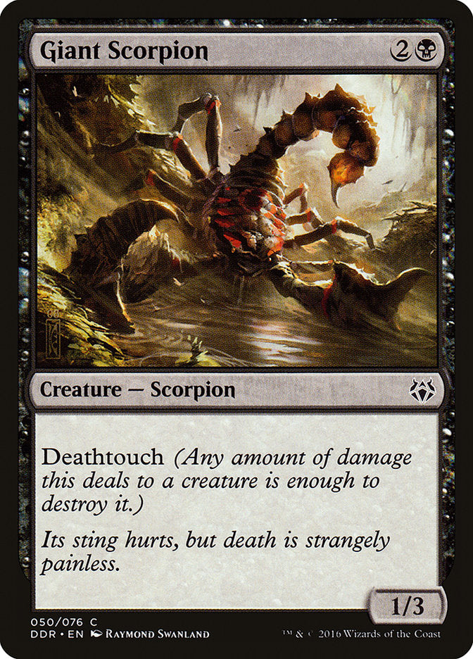 Giant Scorpion [Duel Decks: Nissa vs. Ob Nixilis] | Good Games Cannington