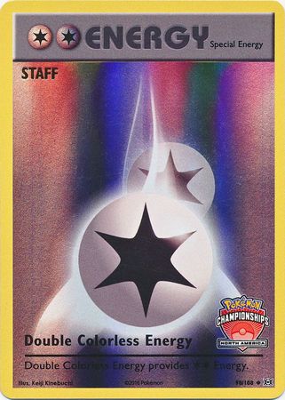 Double Colorless Energy (90/108) (NA Championship Promo Staff) [XY: Evolutions] | Good Games Cannington