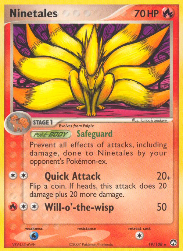 Ninetales (19/108) [EX: Power Keepers] | Good Games Cannington