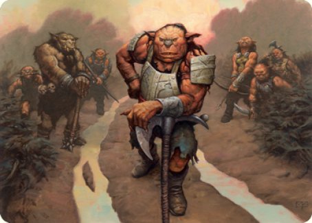 Hobgoblin Bandit Lord Art Card [Dungeons & Dragons: Adventures in the Forgotten Realms Art Series] | Good Games Cannington