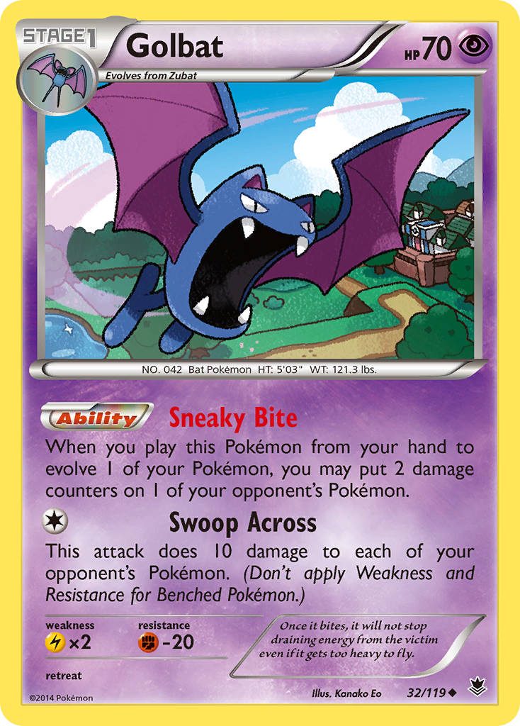 Golbat (32/119) [XY: Phantom Forces] | Good Games Cannington