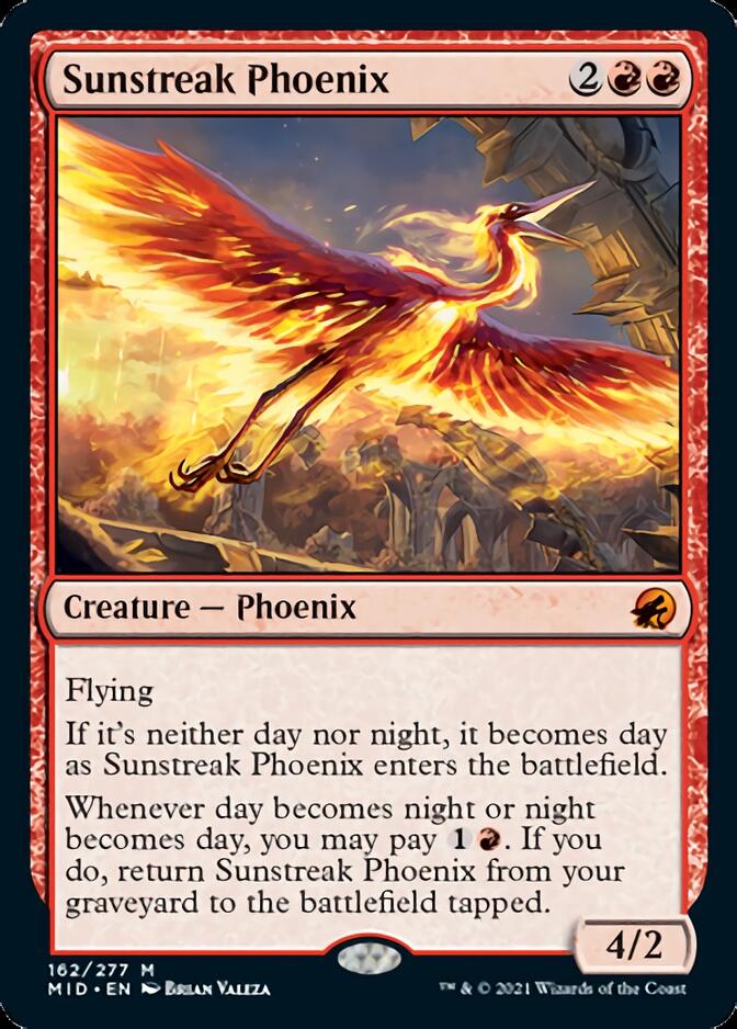 Sunstreak Phoenix [Innistrad: Midnight Hunt] | Good Games Cannington