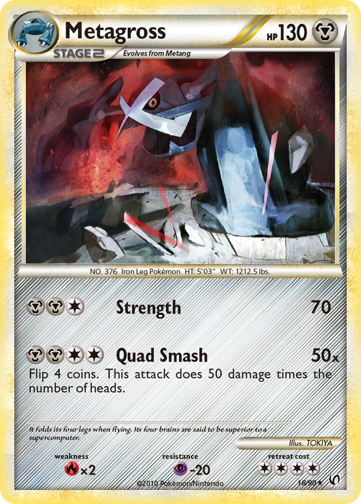 Metagross (18/90) [HeartGold & SoulSilver: Undaunted] | Good Games Cannington